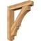 Ekena Millwork Balboa Craftsman Rough Sawn Bracket w/ Offset Brace, Western Red Cedar, 8"W x 42"D x 48"H BKT0806X42X48BOA04RWR - alternate 1